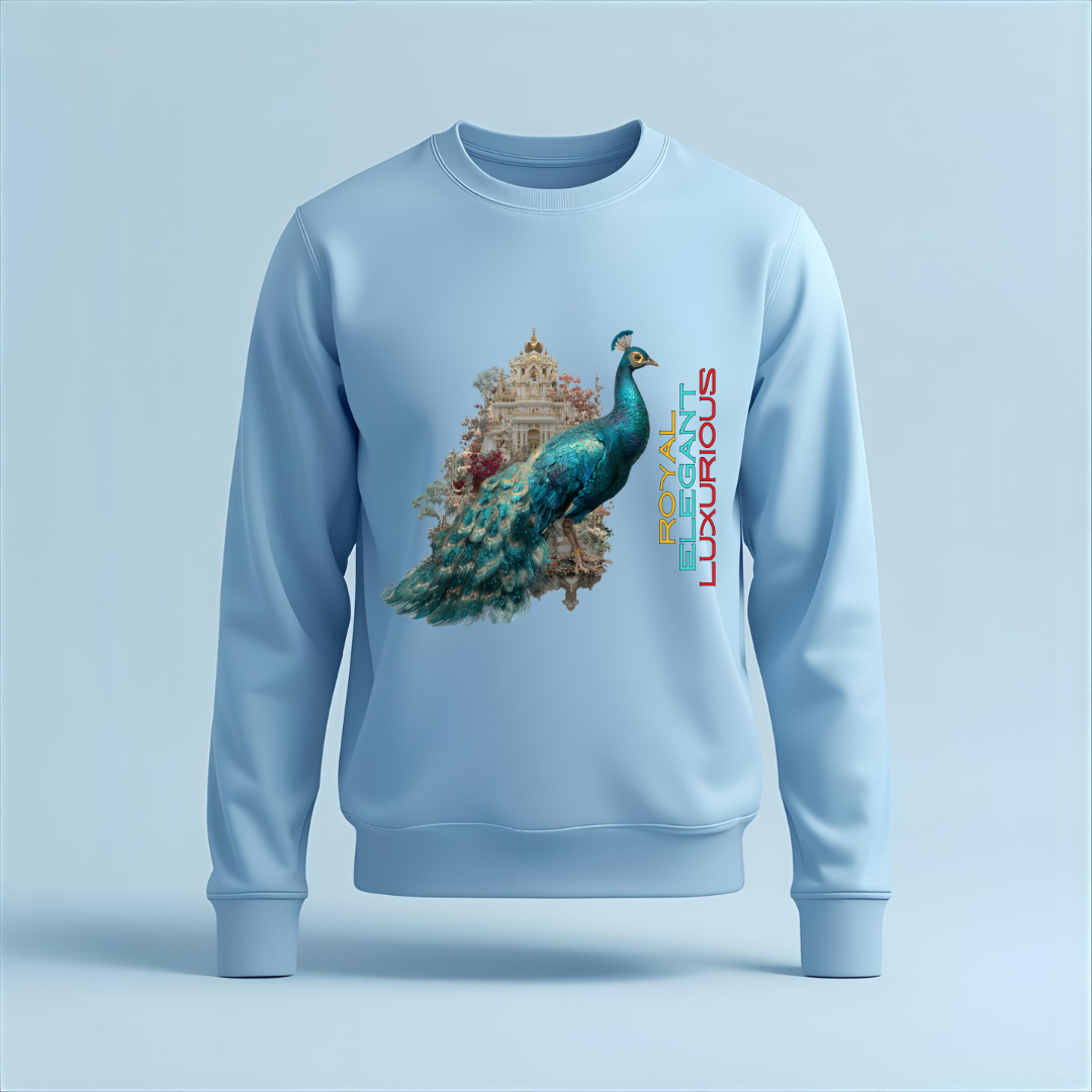 Royal Peacock Unisex Sweatshirt