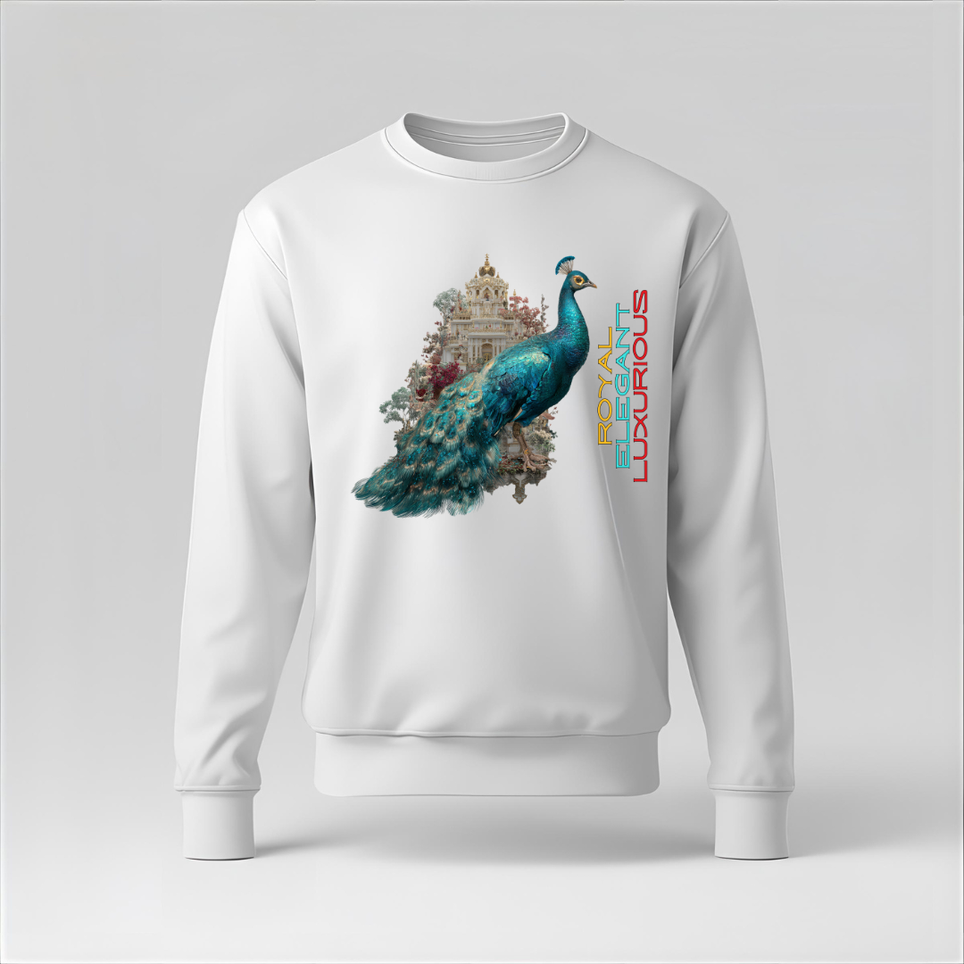 Royal Peacock Unisex Sweatshirt