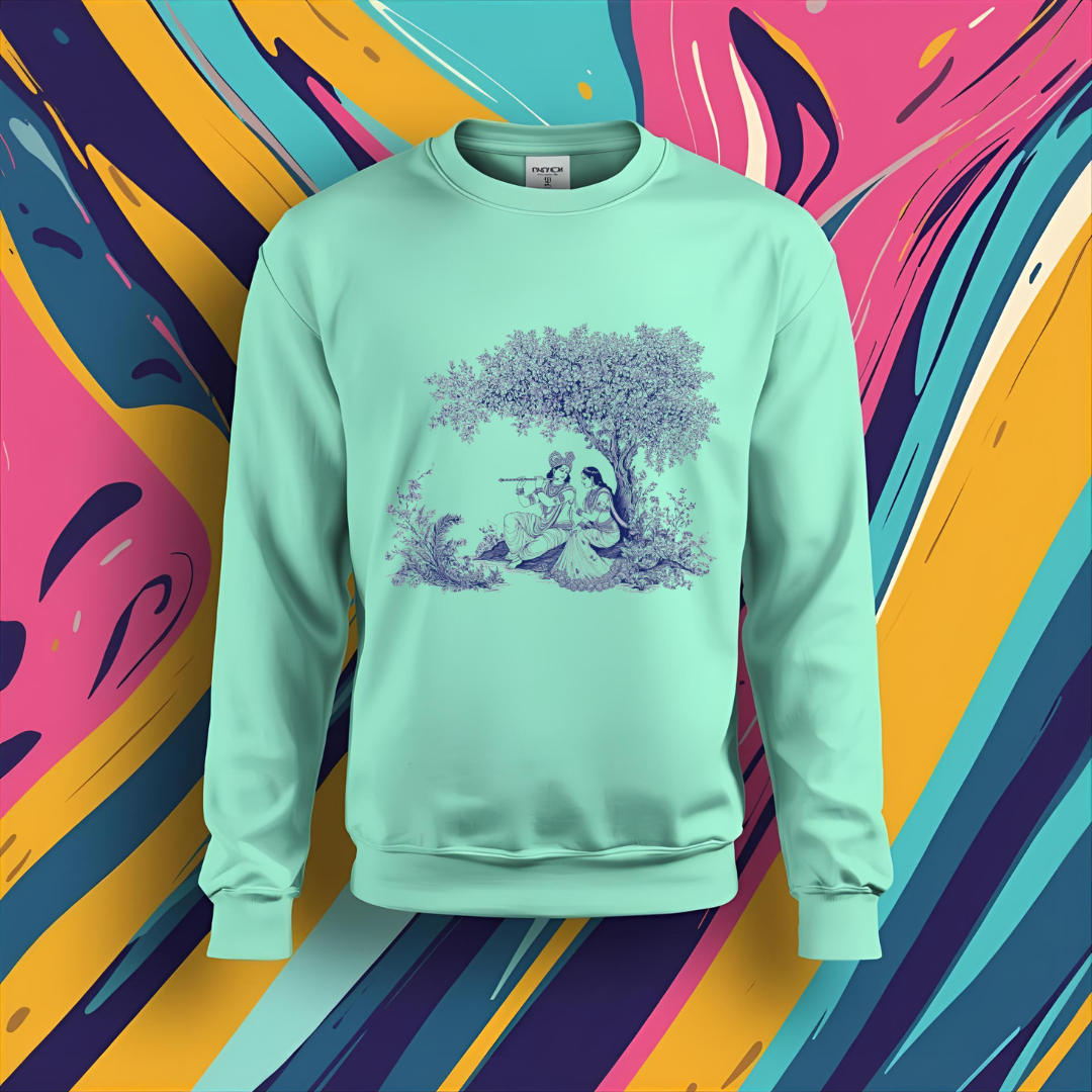 Radha Krishna Fine Art - Unisex Sweatshirt