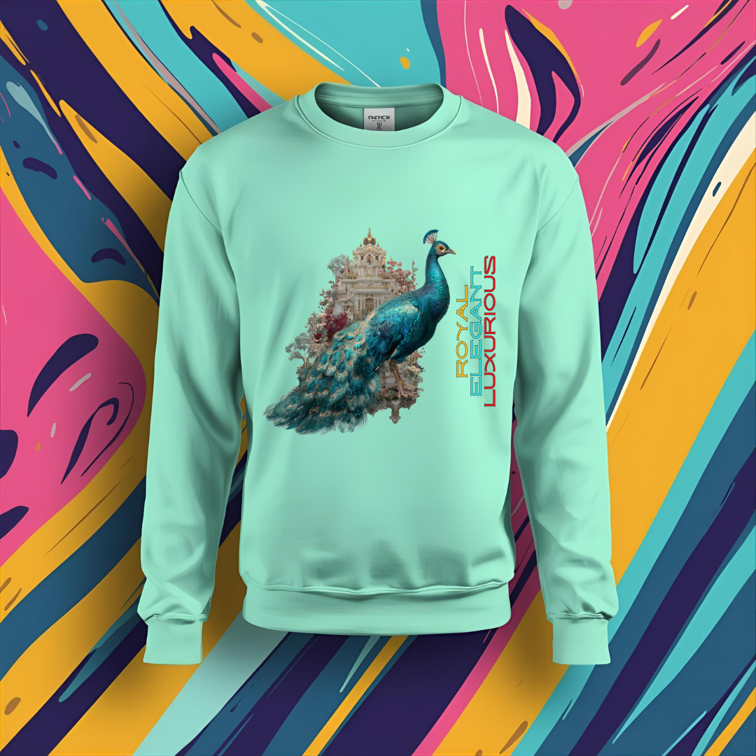Royal Peacock Unisex Sweatshirt