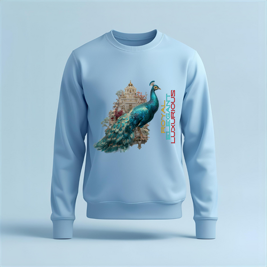 Royal Peacock Unisex Sweatshirt