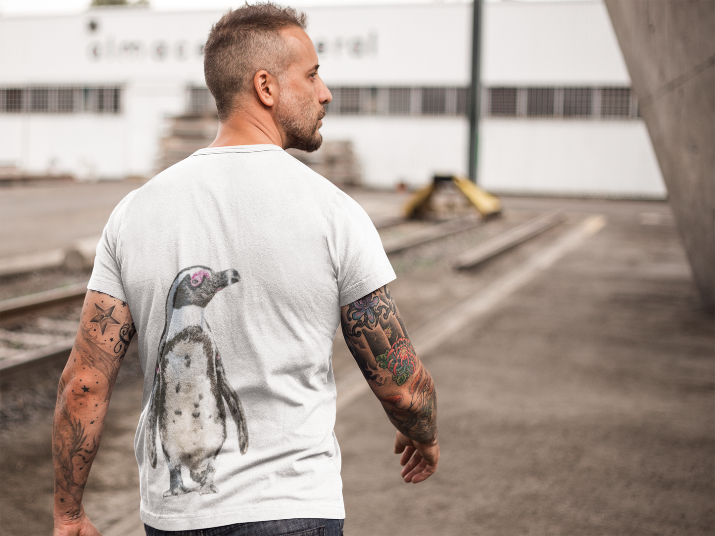 African Penguin - Unisex AOP Sports T-Shirt