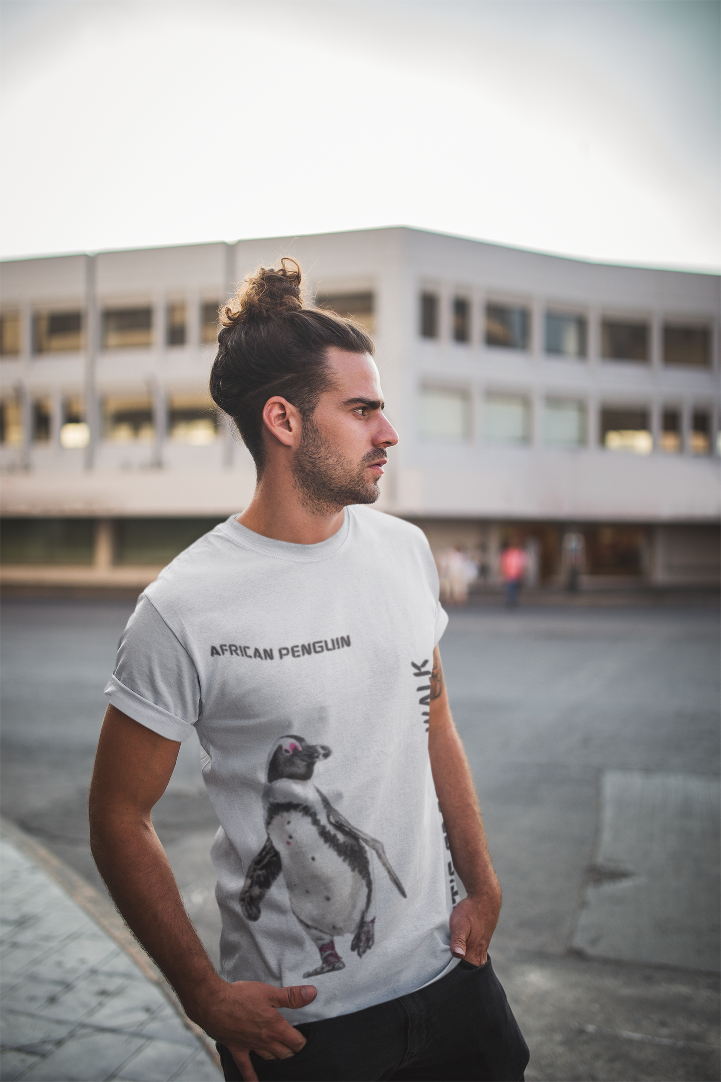 African Penguin - Unisex AOP Sports T-Shirt